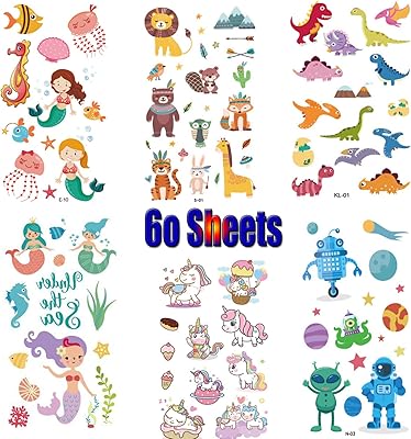 60 waterproof temporary tattoos leaves for children's tattoo toys.. No hidden costs, no long delays — just DIAYTAR Nigeria convenience.