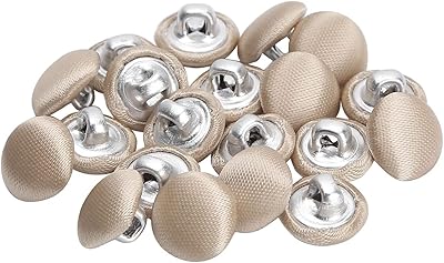 40pcs buttons covered with smooth satin Religious wedding dresses Costumes Decorative buttons Decorative Accessories Zhengpingpai (Color: Champagne).. DIAYTAR NIGERIA: Your trusted partner for affordable online shopping with reliable delivery timeframes.