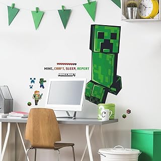 RMK5360GM MINECRAFT CREEPER GIANTE PELE RMK5360GM MINERS STICKERS Wall - Green, Black, Brown, Red and Orange.. Shop from Nigeria's largest product selection at DIAYTAR, with budget-friendly prices and swift delivery.