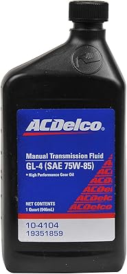Acdelco 805270 gm original equipment 10-4104 xgp sae 75w-85 huile pour transmission manuelle - 1 l.. DIAYTAR Nigeria: Great value, fast delivery, and endless options.
