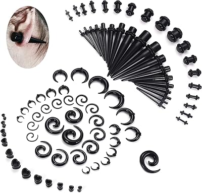 Magittaco 84 Pieces Ear Extension In Acrylic Gauge Kit.. Affordable convenience is here — shop DIAYTAR Nigeria today.
