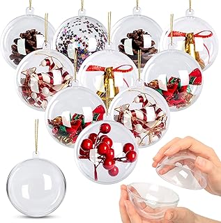 10 Spark Skies 80mm Pack Transparent plastic ornaments to fill craftsmanship with transparent ball ornaments for wedding and holiday feast.. From tech to toiletries, DIAYTAR Nigeria delivers without delay.