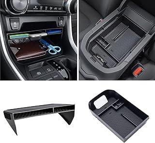 JDM car central console organization kit Compatible with RAV4 accessories 2019-2023 Set of second transmission storage box (2) package (2).. Nigeria shops with DIAYTAR — wide selection, fast shipping, and great value.