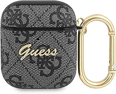 Guess PU 4G shell with metal logo for AirPods 1 2.. Wide range, low cost, fast delivery — that’s DIAYTAR Nigeria.