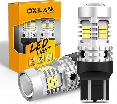 Oxell LED Recoil LED Recheavals 7440 7443 White RecoLuas 2023, 4000 Lumens 600 % brighter, 7441 7444 T20 W21W LED replacement bulbs for rear braking lights, indicators and DRL parking lights (package of.. DIAYTAR NIGERIA: Your partner in affordable online retail with reliable delivery across the nation.