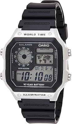 Quartz watch with 10 year old battery, black color, black, quartz watch.. Looking for quality and speed? You’ll find both at DIAYTAR Nigeria.