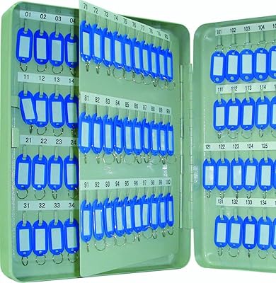 QCONNECT wall cabinet with 140 keys, blue, size s.. No stress, just speed — DIAYTAR Nigeria ships in days.