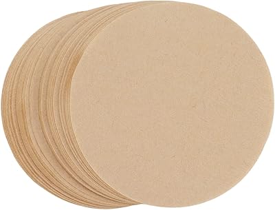 Set of coffee filters, 100 pieces of unlaid round coffee filters, compatible with coffee machines and areopress espresso, disposable paper filters.. Get your essentials without leaving home — thanks to DIAYTAR Nigeria.