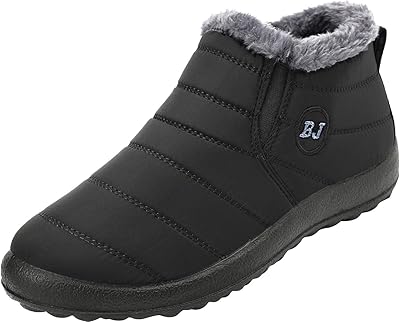 Winter non -slip snow boots for women and men, ankle length, for interior and exterior use.. DIAYTAR NIGERIA: Your trusted e-commerce partner with extensive product choices and affordable delivery.