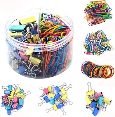 Set of colorful paper clips - 240 pieces to organize office accessories and supplies.. No delays, no drama — just fast, affordable shopping with DIAYTAR Nigeria.