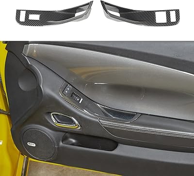 Jimmy Compatible with Chevrolet Camaro 2010-2015, 2 pieces of lip panel cover of the Vitre lève (carbon fiber).. From daily needs to rare finds, DIAYTAR Nigeria brings it to your door.