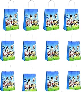 Highland 12 pieces Paw Patrol Draged Bags Birthday supplies - Paw Patrol Birthday Decorations - Birthday Drags Bags on the Paw Patrol theme - Paw Patrol party supplies.. DIAYTAR NIGERIA: Bringing quality products to every Nigerian with affordable nationwide delivery.