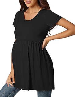 Seamless maternity vest for baby, maternity tunic, pregnancy shirts, relaxed daily outfit.. Discover the perfect shopping balance at DIAYTAR NIGERIA with competitive prices and prompt delivery.