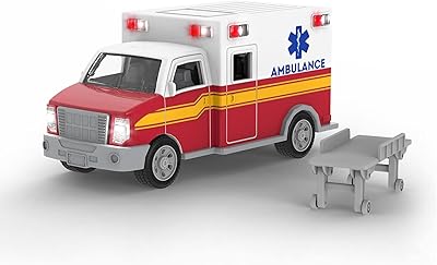 Driven by Battat - Mini Ambulance - Truck truck with lights and sounds - Life trucks and children's games from 3 years old, Wh1126z.. From fashion trends to home essentials — find it on DIAYTAR Nigeria.