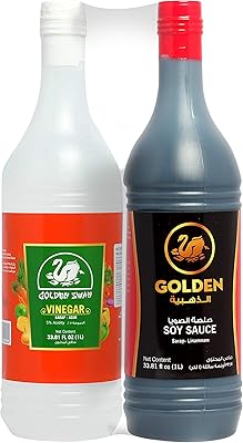 Golden soy sauce Swan + vinegar, 1 liter (pack of 2).. Shopping has never been easier — DIAYTAR Nigeria delivers it all in 5–8 days.