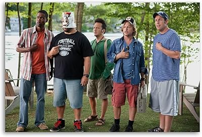 Display of the film Grown Ups Adam Sandler Kevin James Chris Rock David Shaq Taylor Lautner Salma Hayek, Decorative painting on canvas, Wall posters for living room, bedroom, 40 x 60 cm.. Experience shopping without compromise at DIAYTAR NIGERIA, with vast selection and quick delivery.