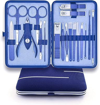 G-store nail clips and face kit, 18 in 1 professional grooming kit in pink gold for men and women, with an elegant and luxurious travel bag, a nail cutter, a manicure and pedicure set.. Shop like never before with DIAYTAR NIGERIA's comprehensive marketplace and budget-friendly shipping.