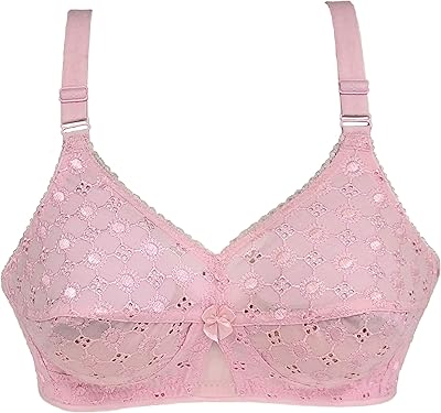 Embroidered bra for women-double thickness bra not doubled for daily use for women.. DIAYTAR NIGERIA stands as your affordable shopping ally with nationwide delivery in just 5-8 days.