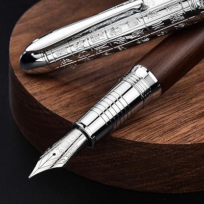 Hongdian 6016 natural wood pen pen, fine iridium writing pen with metal-shaped holder.. From Lagos to Kano, DIAYTAR Nigeria delivers across Nigeria in days.