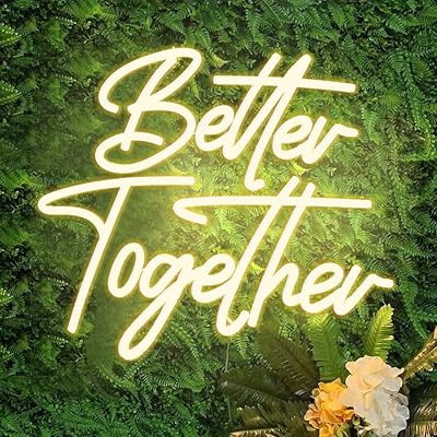 Dakabuka Better Together Warm White Neon Spews Led Wedding Banner Lights De ENCUTES.. DIAYTAR NIGERIA delivers happiness in 5-8 days with our affordable and diverse product range.