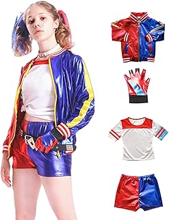 Cute queen costume for little girls, set of Squad suicide costumes including a jacket, a t-shirt, shorts and gloves, a cosplay costume for Halloween, a carnival, a cosplay.. Shop with confidence at Nigeria's leading affordable e-commerce platform with reliable delivery services.