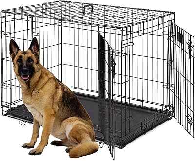 Foldable Metal Dog Fund with 36 "double door with base.. DIAYTAR NIGERIA brings the market to your screen with thousands of affordable products delivered to your door.