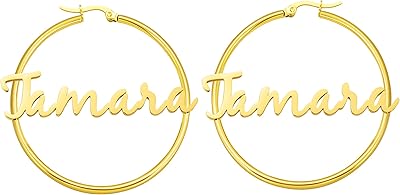 Personalized gold earrings for women, unique gifts for her birthday, Mother's Day, Thanksgiving and Christmas, 14 -carat plated jewelry, Gifts for teenage girls.. Experience the joy of discovery with DIAYTAR NIGERIA's vast catalog and nationwide affordable delivery.