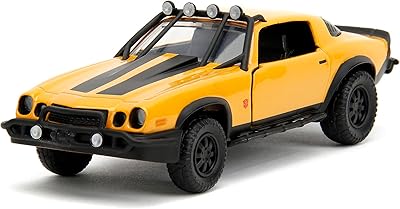 Transformers Rise of the Beast 1:32 1977 Chevy Camaro Bumblebee with Robot On Chassis, Pressure -molded car, children's and adult toys.. DIAYTAR NIGERIA revolutionizes e-commerce with our affordable prices and dependable delivery timeframes.
