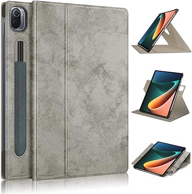 Protective shell for Xiaomi Mi Pad 5, Mi Pad 5 PRO, relaxed Stylo holder with elastic, standby and automatic awakening, PU leather tablet cover for Xiaomi Mi Pad 5 Pro - Gray gray.. Your comprehensive marketplace awaits at DIAYTAR NIGERIA with affordable prices and reliable delivery times.