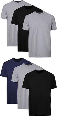 Comfortable round neck t-shirt Without Hans for men's label, set of 6 underwear.. Fast. Reliable. Affordable. DIAYTAR Nigeria is all that and more.