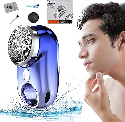 Mini electric razor for men, waterproof tight mini-lashing, wet and dry men's razor, rechargeable razor by USB, display of power and light, travel razor, easy use to a button for the house, the car, the trips.. Find everything you need at prices you'll love with DIAYTAR NIGERIA's comprehensive e-commerce platform.