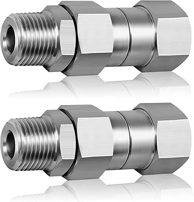 Pivoting fitting kit for high pressure cleaner 3/8 NPT, 2 swivel joints for high pressure cleaner, 360 degree torsion adjustment for high pressure cleat gun, pipe.. Discover shopping made effortless with DIAYTAR NIGERIA's comprehensive platform and quick shipping.
