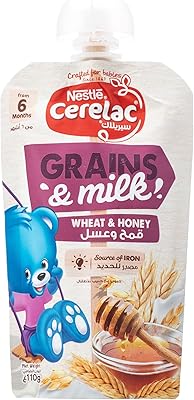 Whole milk, wheat and honey whole cerelac cereals for 6 months of Nestlé, 110 g.. DIAYTAR NIGERIA: Your partner in affordable online shopping with reliable 5-8 day shipping nationwide.