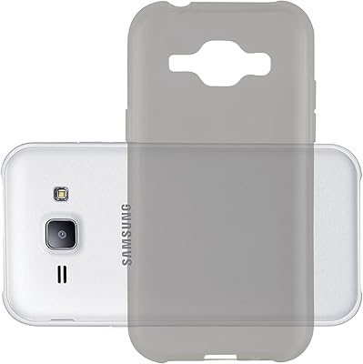 Cadorabo shell for Samsung Galaxy J1 2015 in transparent black - TPU silicone shell resistant to shock and scratches - Ultra -fine protective shell in Bumper Back Skin.. Big selection, small prices — shop now on DIAYTAR Nigeria.