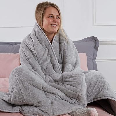 Thick fleece cover Brentfords Teddy Baby for sleep therapy, relief of stress and anxiety, super soft, silver gray, 125 x 180 cm - 6 kg.. Shop with confidence at Nigeria's leading affordable e-commerce platform with reliable delivery services.