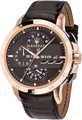 Maserati analog quartz watch for men with veal leather bracelet R8871619001.. Your complete e-commerce solution, DIAYTAR NIGERIA offers variety and value with nationwide shipping.