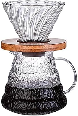 V60 coffee maker kit, 600 ml coffee maker with glass filter for elegant coffee.. Discover why millions choose DIAYTAR for affordable online shopping with delivery in just 5-8 days.