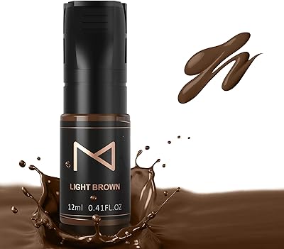 Illy microblading m liquid pigment for eyebrows - medical quality - without mixture - only professional - 12 ml (light brown).. DIAYTAR Nigeria delivers happiness in 5–8 days, no matter what you buy.