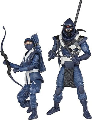 . Ninja figurine with 6 inch blue accessories (pack of 2).. Shop anytime, receive on time — only with DIAYTAR Nigeria.