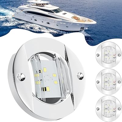 BSIQT 4 Pieces Interior Lights of Marine Boat, 12V LED Light of Boat Pont 3 inches Round White 6 LED Light Light Waterproof Flooring Floor Lights Bridge Support.. Discover why DIAYTAR NIGERIA is the smart shopper's choice for affordable products delivered nationwide.