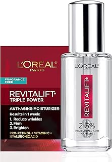 Oreal Paris Revitalift Hyaluronic acid Hyaluronic and caffeine with anti-aging humidity, 0.67 FL Oz (1).. DIAYTAR NIGERIA revolutionizes online retail with our extensive selection and dependable shipping service.