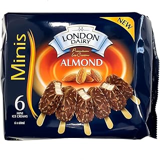 Luxury ice cream sticks with almond almonds, 6 x 60 ml.. Shop with confidence at Nigeria's leading affordable e-commerce platform with reliable delivery services.
