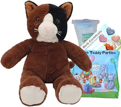 White chat plush - Build your own teddy bear manufacturing kit - seamless (16 \ "/40cm kit)).. DIAYTAR NIGERIA brings the marketplace to your screen with affordable products delivered in 5-8 days.