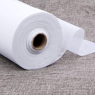 Fabrication paper M manufacturing for sewing paper and fuse binding, Buckram embroidery support, white, 48 inch width - package of (5 meters).. Experience shopping without compromise at DIAYTAR NIGERIA, with vast selection and quick delivery.