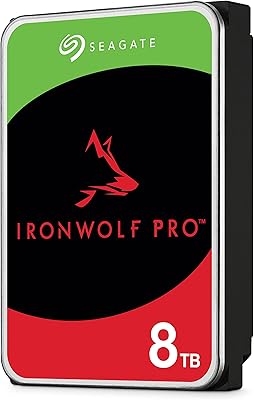Seagate Ironwolf Pro, 8 TB, internal hard drive NAS Enterprise - CMR 3.5 inch, SATA 6 GB/S, 7 200 rpm, 256 MB of cache for RAID network storage, 3 -year rescue services (ST8000NT001).. DIAYTAR NIGERIA: Your trusted marketplace that combines variety, affordability and reliable shipping.