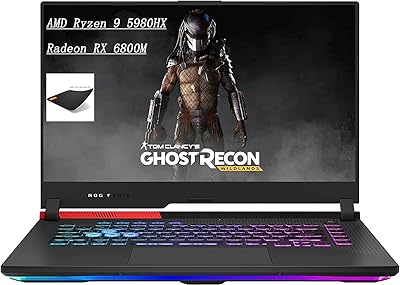 ASUS - ROG Stix G15 Advantage game laptop - 15.6 inch QHD (2560 x 1440) - AMD RYZEN 9 5980HX - RADEON RX 6800M - Windows 11 Family, with accessories (32 GB of RAM | SSD PCIE 1 TO).. DIAYTAR NIGERIA: Where shopping is easy, prices are low, and delivery is just days away.