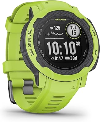 Intelligent GPS Garmin Instinct 2, electric lemon watch.. DIAYTAR NIGERIA delivers on our promise of variety, affordability, and prompt nationwide shipping.