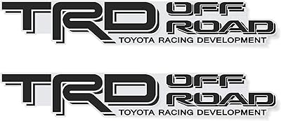 TRD all-terrain stickers for Tacoma bed, 4x4 racing development sticker (batch of 2) (black).. DIAYTAR NIGERIA brings the marketplace to your home with budget-friendly prices and nationwide delivery.