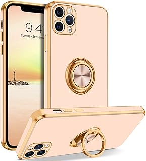 Bentoben Iphone 11 Pro Max shell, iPhone 11 Promax phone case, fine cut with support ring, shock protection, flexible TPU falls, girls, women, boys, iPhone 11 PROMAX 6.5, pink/gold.. DIAYTAR NIGERIA: Your partner in affordable online shopping with dependable delivery within 8 days.
