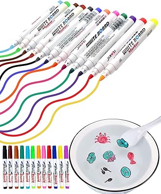 Water magic drawing pen - Environmental magic drawing pens, water markers pens to draw and color with ceramic spatula to teach the drawing (12 pieces).. DIAYTAR NIGERIA: Bringing quality products to every Nigerian home at prices everyone can afford.